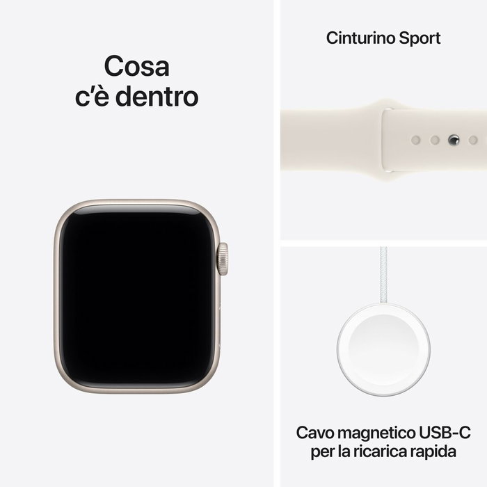 Apple Watch SE 3 GPS + Cellular 44mm Aluminio Blanco Estrella Apple Watch SE 3 GPS + Cellular 44mm Aluminio Blanco Estrella