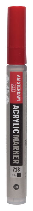 Amsterdam Marcador Acrílica 4 mm Gris Cálido 718 Amsterdam Marcador Acrílica 4 mm Gris Cálido 718