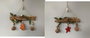 DKD Home Decor Decoración Colgante Madera y PVC 47x6x39 Surtido de 2