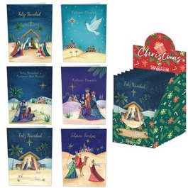 ARGUVAL Christmas Nacimiento 3D Surtido
