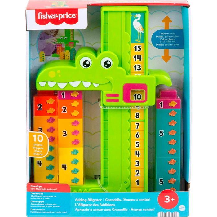 Fisher-Price Cocodrilo Aprende A Sumar Jct13 Juguete Educativo Infantil
