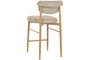 DKD Home Decor Taburete de Metal y Poliéster Natural/Beige
