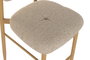 DKD Home Decor Taburete de Metal y Poliéster Natural/Beige