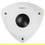 Hanwha Techwin TNV-8011C Cámara IP de Seguridad Exterior 5MP, Ángulo 174º, WDR, IP66, PoE, Montaje Techo/Pared, Color Blanco