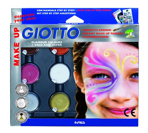 Giotto Set de Maquillaje Facial Colores Metalizados de 6 Unidades Giotto Set de Maquillaje Facial Colores Metalizados de 6 Unidades