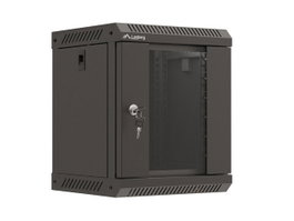 LANBERG Armario Rack 10 pulgadas 6U Negro con Puerta de Cristal