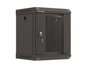 LANBERG Armario Rack 10 pulgadas 6U Negro con Puerta de Cristal