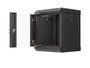 LANBERG Armario Rack 10 pulgadas 6U Negro con Puerta de Cristal