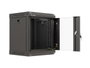 LANBERG Armario Rack 10 pulgadas 6U Negro con Puerta de Cristal