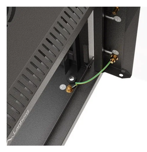 LANBERG Armario Rack 10 pulgadas 6U Negro con Puerta de Cristal LANBERG Armario Rack 10 pulgadas 6U Negro con Puerta de Cristal