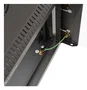 LANBERG Armario Rack 10 pulgadas 6U Negro con Puerta de Cristal