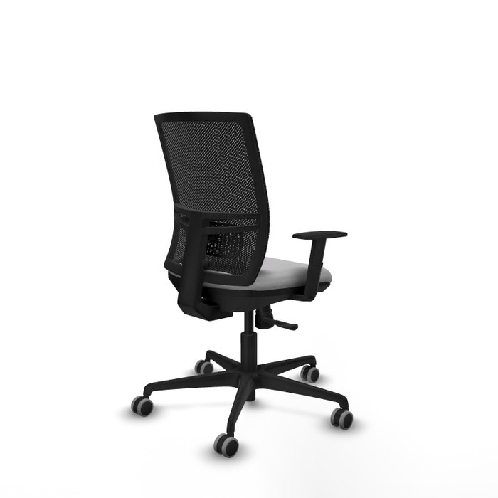 PIQUERAS Y CRESPO Silla de oficina Yunquera con mecanismo Sincro, Gris claro y Negro PIQUERAS Y CRESPO Silla de oficina Yunquera con mecanismo Sincro, Gris claro y Negro