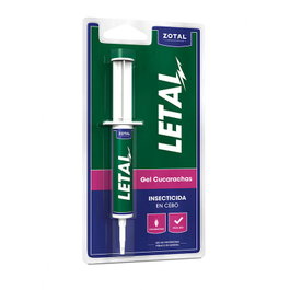 Zotal Letal TRX Gel Cucarachas Jeringa 10 g