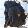 Basil Alforjas Miles Tarpaulin 34L Negro/Naranja