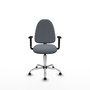 PIQUERAS Y CRESPO Silla de oficina Aýna Gris con Brazos 1D