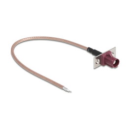 DeLOCK Cable de antena coaxial FAKRA D a extremos abiertos RG-316 20 cm
