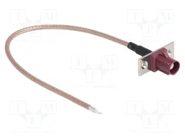 DeLOCK Cable de antena coaxial FAKRA D a extremos de cable RG-316 0,2 m