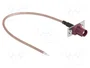 DeLOCK Cable de antena coaxial FAKRA D a extremos de cable RG-316 0,2 m