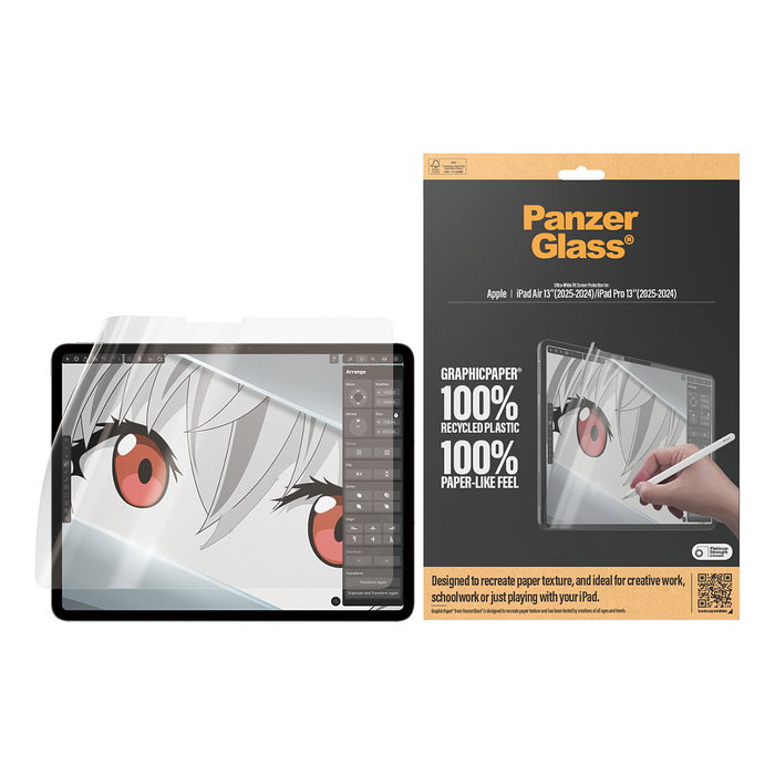 PanzerGlass GraphicPaper Protector de Pantalla para iPad Air 13 y iPad Pro 13