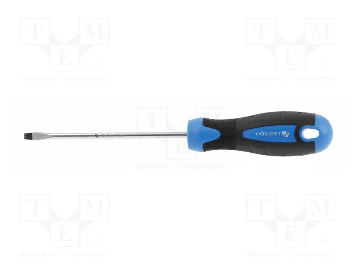 HÖGERT TECHNIK Destornillador plano SL 4 de 100 mm HÖGERT TECHNIK Destornillador plano SL 4 de 100 mm
