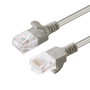 MicroConnect Cable de Red CAT6 U/UTP SLIM 0,5m Gris
