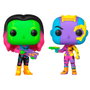 FUNKO Blister 2 figuras POP Marvel Guardianes de la Galaxia Gamora & Nebula Exclusive