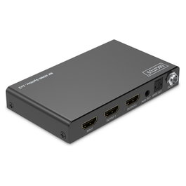 Digitus DA-91900 Divisor HDMI 8K 1x2 7680x4320 60Hz HDR HDMI 2.1 Negro Metal
