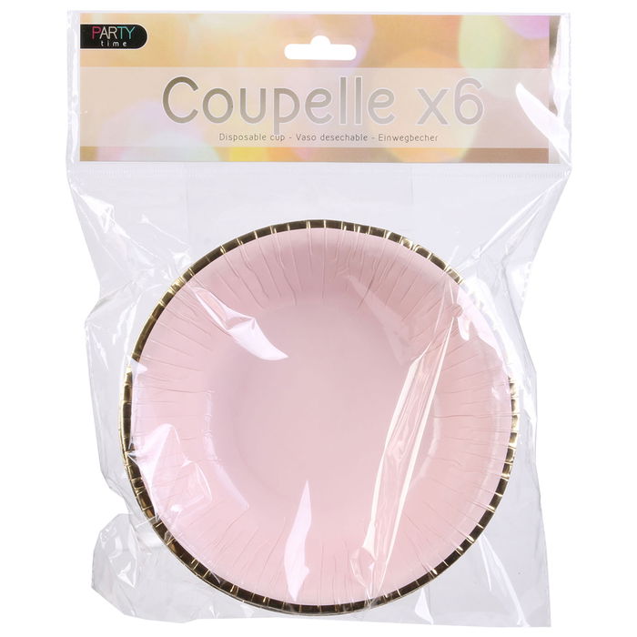 Party Time Juego De 6 Bols Desechables Party Time 17 cm 260 ml