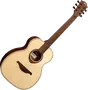 LAG Guitarra Acústica Lâg Travel Spruce Natural Folk Tapa Abeto Engelmann Macizo Fondo Y Aros Caoba Brillante 6 Cuerdas