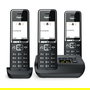 Gigaset COMFORT 550A trio teléfono inalámbrico DECT con contestador automático - Negro/Cromo