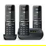 Gigaset COMFORT 550A trio teléfono inalámbrico DECT con contestador automático - Negro/Cromo