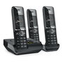 Gigaset COMFORT 550A trio teléfono inalámbrico DECT con contestador automático - Negro/Cromo
