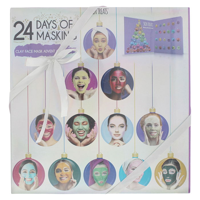 Conjunto, Skin Treats, 24 Days Of Masking Advent Calendar, Mascarilla de arcilla, 24 uds, 192 ml