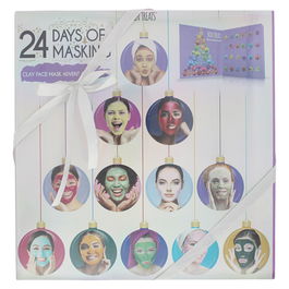 Conjunto, Skin Treats, 24 Days Of Masking Advent Calendar, Mascarilla de arcilla, 24 uds, 192 ml