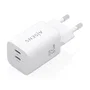 Aisens Cargador GaN 65W con 2x USB-C PD3.0 QC4.0 Blanco