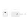 Aisens Cargador GaN 65W con 2x USB-C PD3.0 QC4.0 Blanco