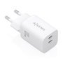 Aisens Cargador GaN 65W 2xUSB-C Blanco A110-1029