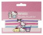 The Carat Shop Pack de 3 Brazaletes Sanrio Hello Kitty, Kuromi y My Melody