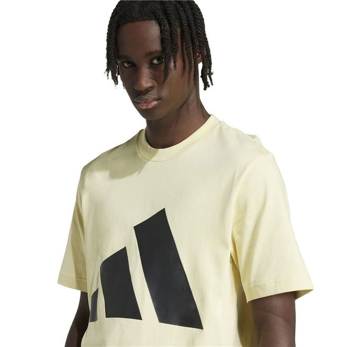 Camiseta de Manga Corta Hombre Adidas Bl Sj Negro Caqui