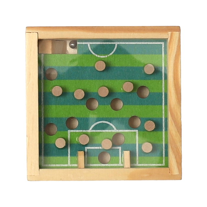 Mister Gadget Juego Laberinto Colección Vintage De Madera Para Niños Y Adultos 9x9x2.5 Cm