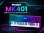 Teclado Medeli de 61 Teclas Negro Mk401