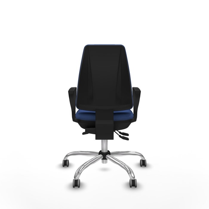 PIQUERAS Y CRESPO Silla de oficina Elche con mecanismo Asincro y brazos fijos en Azul marino PIQUERAS Y CRESPO Silla de oficina Elche con mecanismo Asincro y brazos fijos en Azul marino