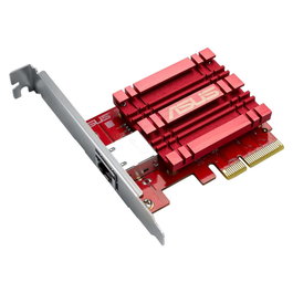 Asus XG-C100C V3 Tarjeta de Red 10 Gbps PCI Express RJ45 Roja