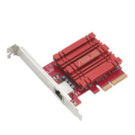 Asus XG-C100C Adaptador de Red 10Gbps PCIe, RJ45, Compatible con 5/2.5/1G y 100Mbps, QoS Integrado
