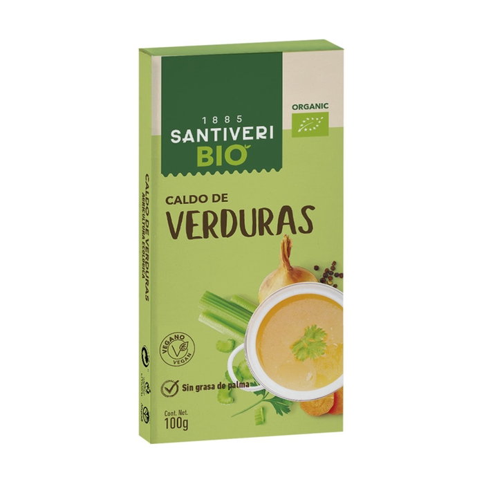 Santiveri Caldo Vegetal Bio 10 Cubitos - Preparado de Hortalizas Deshidratadas Santiveri Caldo Vegetal Bio 10 Cubitos - Preparado de Hortalizas Deshidratadas