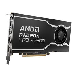 AMD Radeon Pro W7500 Tarjeta Gráfica Profesional 8GB GDDR6, 128-bit, PCIe 4.0 x8, 4x DisplayPort, 6nm, Compatible con AV1, Ray Tracing - Tarjeta Gráfica
