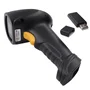 Globbaltec Escáner de códigos de barras 1D inalámbrico 2,4G con soporte