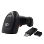Globbaltec Escáner de códigos de barras 1D inalámbrico 2,4G con soporte