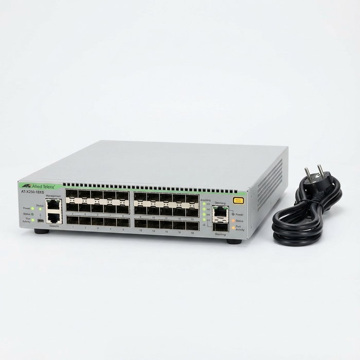 Allied Telesis Switch Apilable 10 Gigabit Layer 3 Lite con 18 Puertos SFP+ Allied Telesis Switch Apilable 10 Gigabit Layer 3 Lite con 18 Puertos SFP+