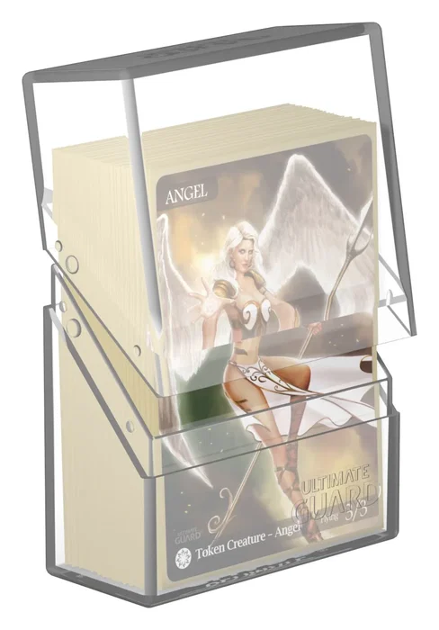Ultimate Guard Boulder Deck box Transparente Tamaño 40+ (Para hasta 40+ cartas) - 1 Pieza